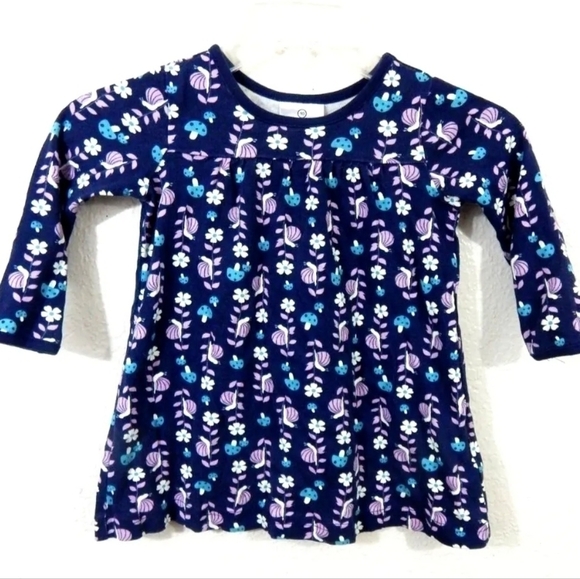 Hanna Andersson Floral Snail Dress - Picture 1 of 3